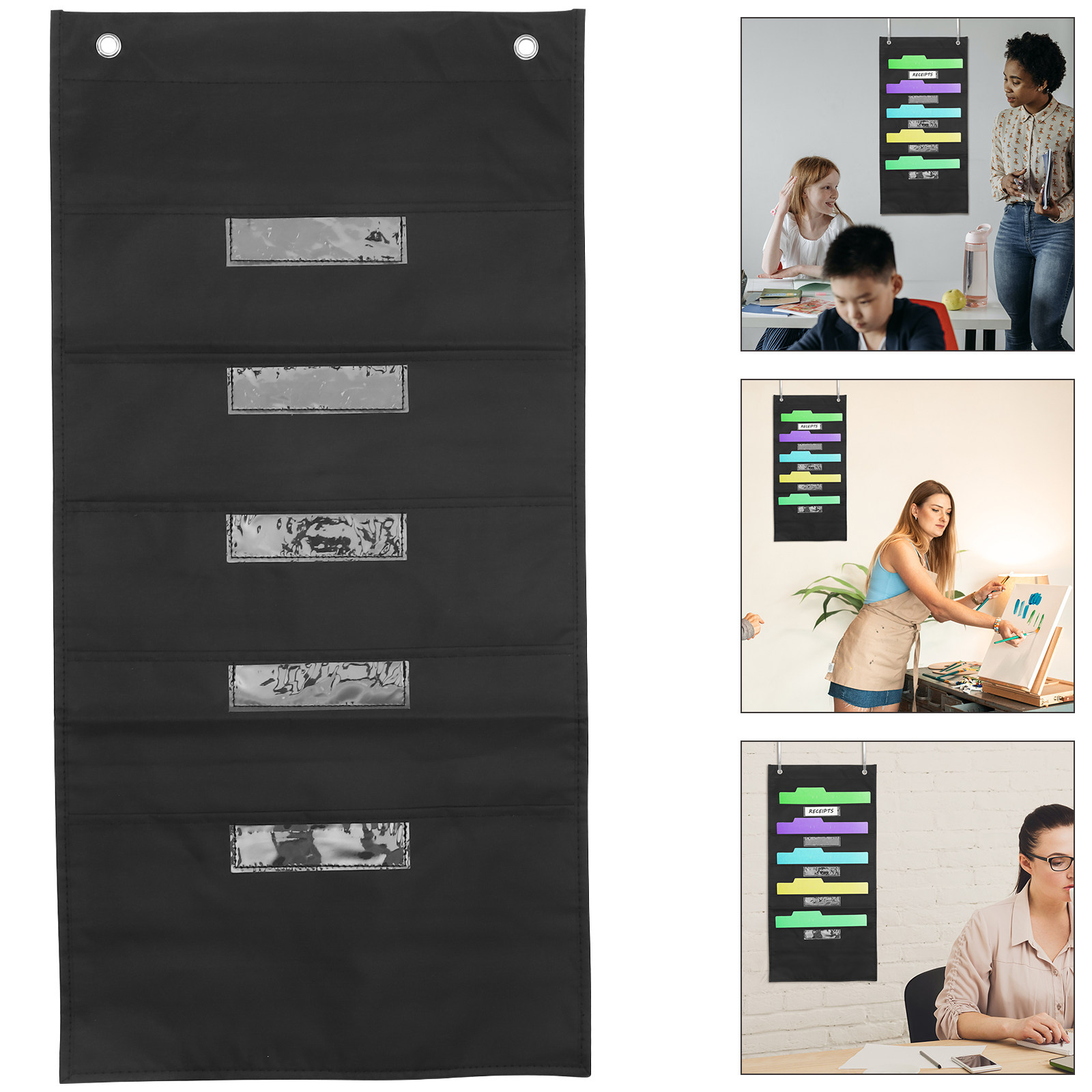 File Folder Hanging - Multi-Layer Folder Bag Portable Hanging File