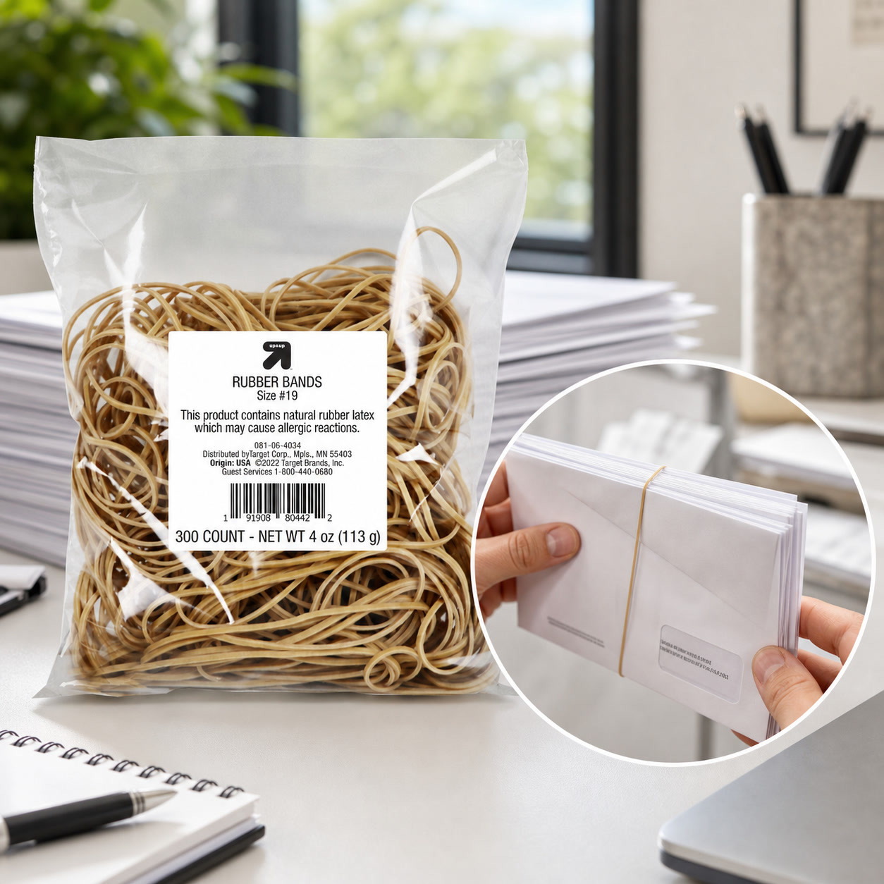 900pcs Tan Rubber Bands For Of - Tan Stationery & Office Supply ulasan dan harga