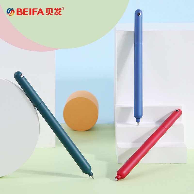 BeiFa Simple Rotating Gel Pen  - Stationery Supply Business ulasan dan harga