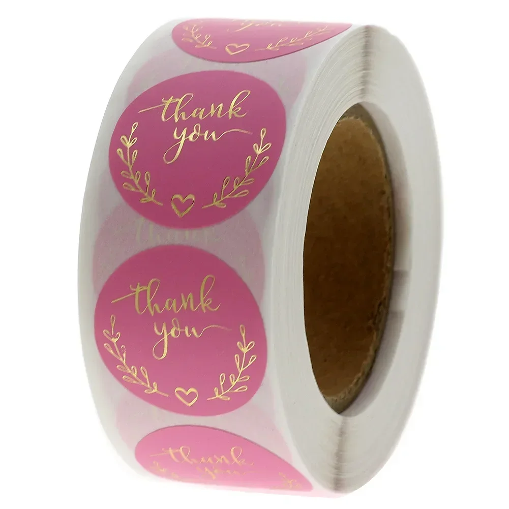50-500pcs Thank You Sticker Pi - Stationery Supply Business ulasan dan harga