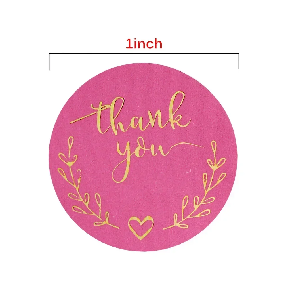 50-500pcs Thank You Sticker Pi - Stationery Supply Business ulasan dan harga