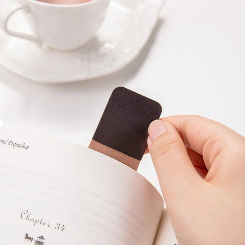 Premium Leather Magnetic Bookm - Bookmark Magnetic Clip ulasan dan harga