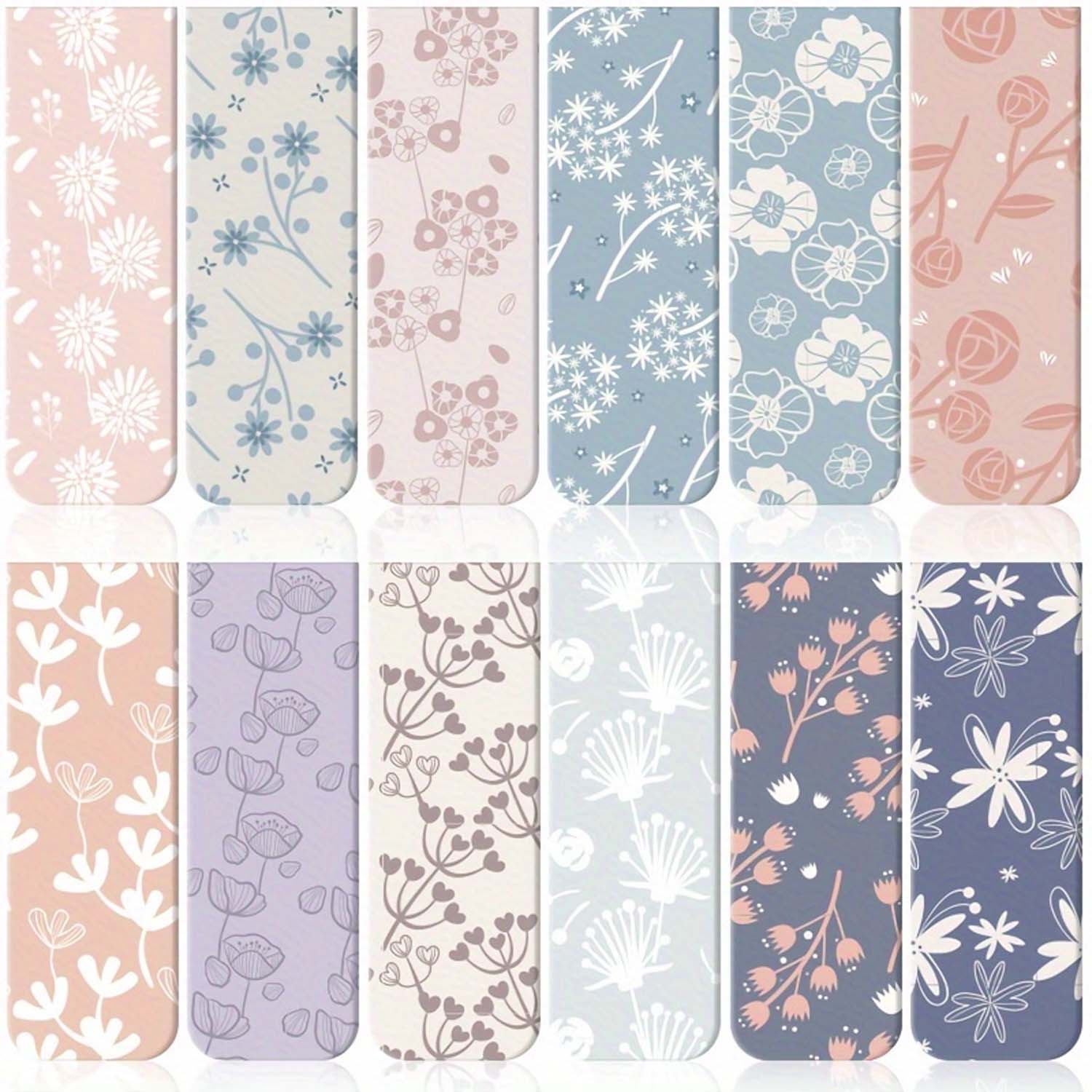12pcs Flower Magnetic Bookmark - Bookmark Magnetic Clip ulasan dan harga