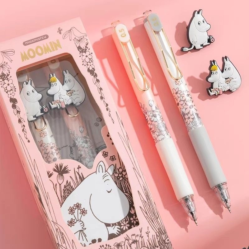 Moomin Cute Retractable Gel Pe - Stationery Supplier ulasan dan harga