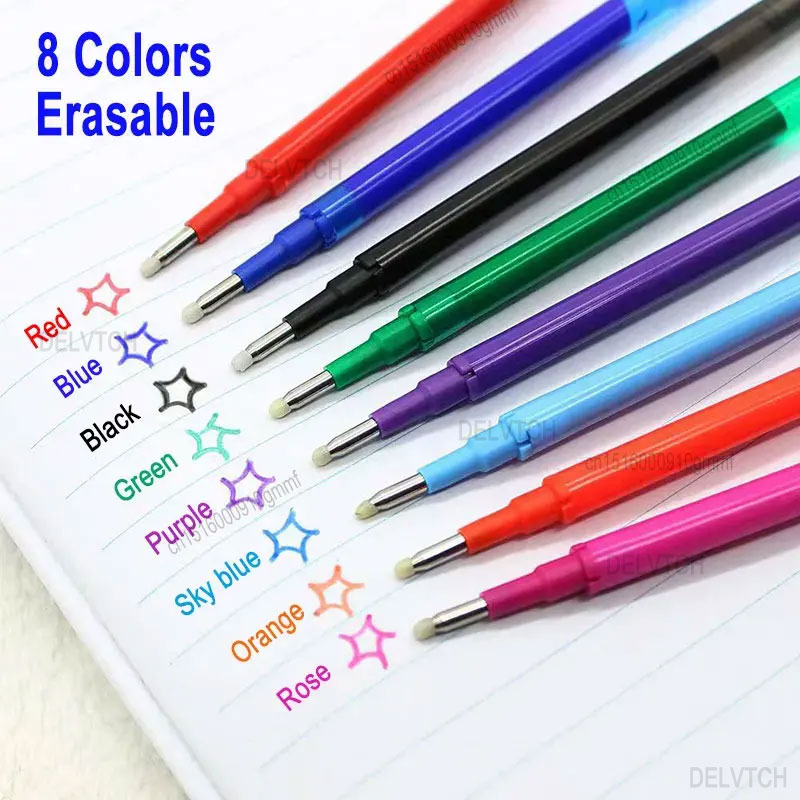 8Pcs/Set 0.7mm Erasable Gel Pe - Pilot Pen Frixion ulasan dan harga