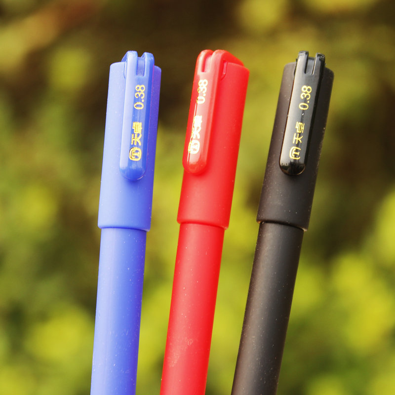Black Gel Pen Student Exam Wri - Stationery Supply Business ulasan dan harga