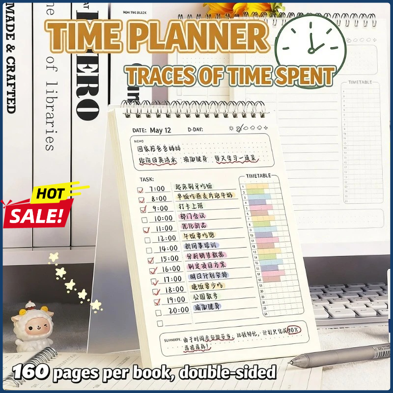 2PCS Planner Agenda Spiral A5  - Office Stationery Supply List ulasan dan harga
