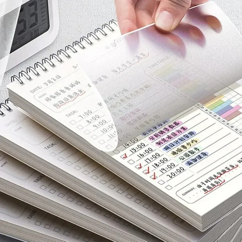 2PCS Planner Agenda Spiral A5  - Office Stationery Supply List ulasan dan harga