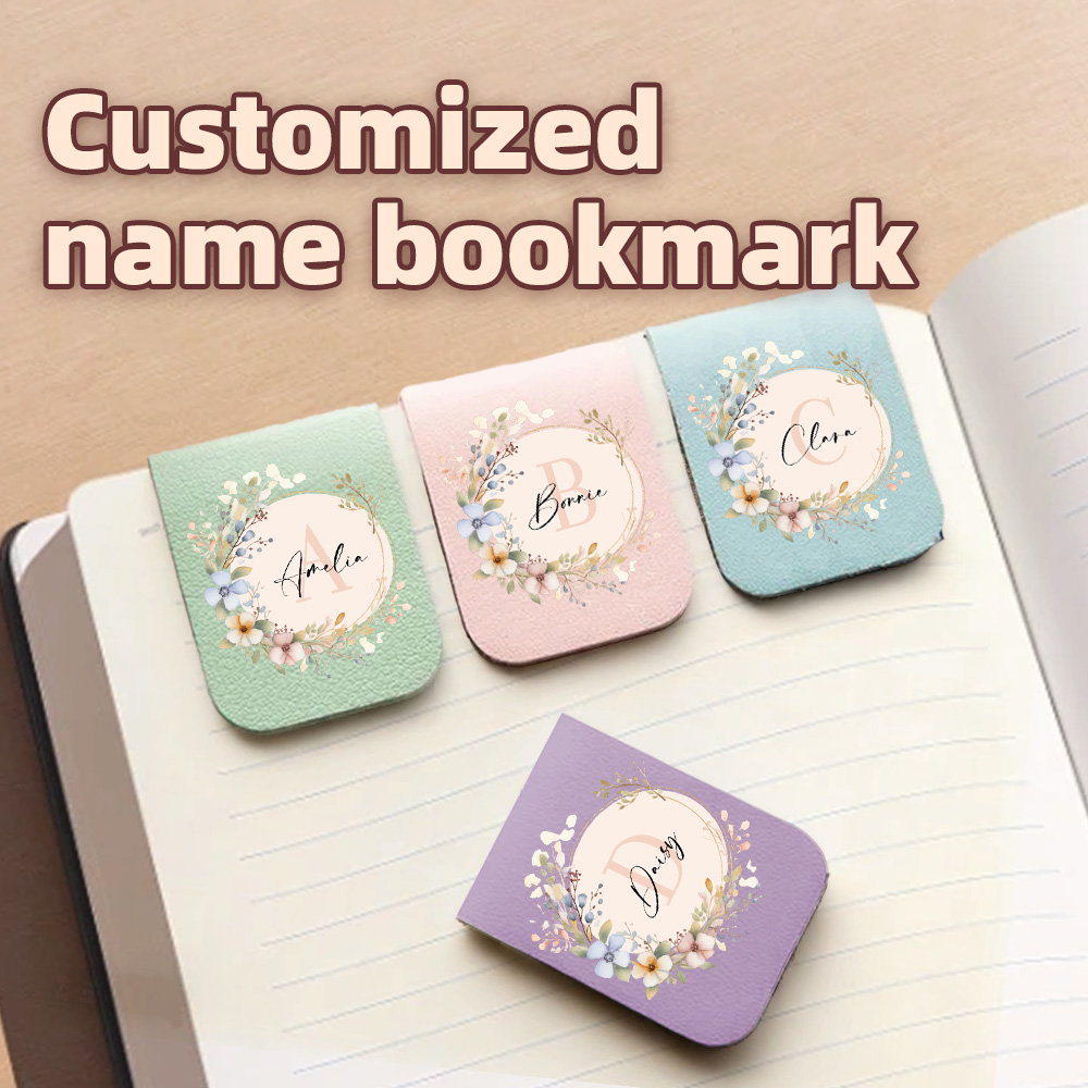 1pc Name Bookmark with Mirror  - Bookmark Magnetic Clip ulasan dan harga