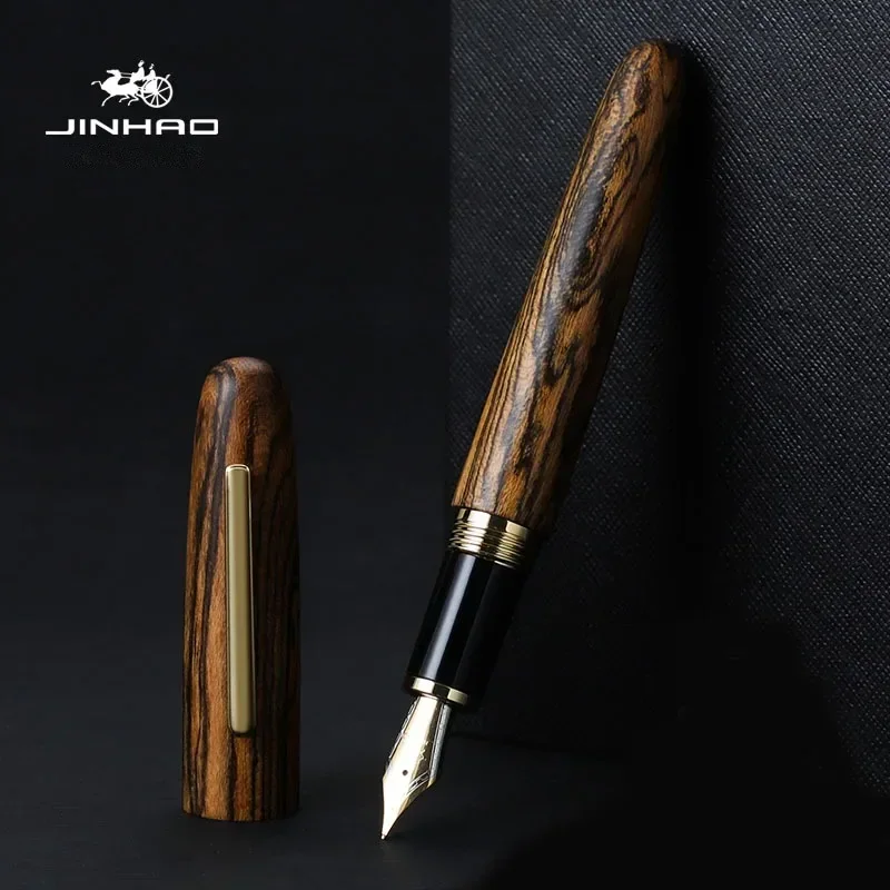 Jinhao 9056 Natural Wood Handm - Stationery Supply Business ulasan dan harga
