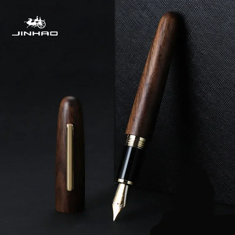 Jinhao 9056 Natural Wood Handm - Stationery Supply Business ulasan dan harga