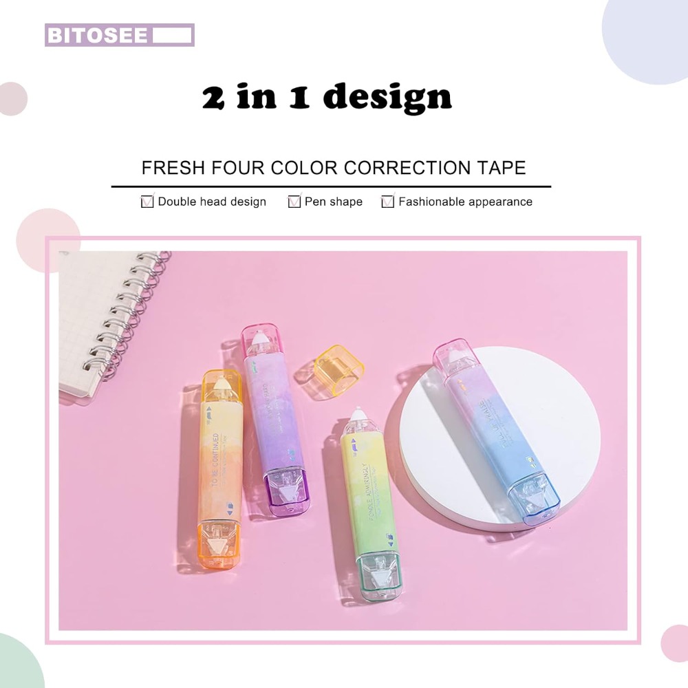 2 in 1 Correction Tape and Dou - Correction Tape Roller ulasan dan harga