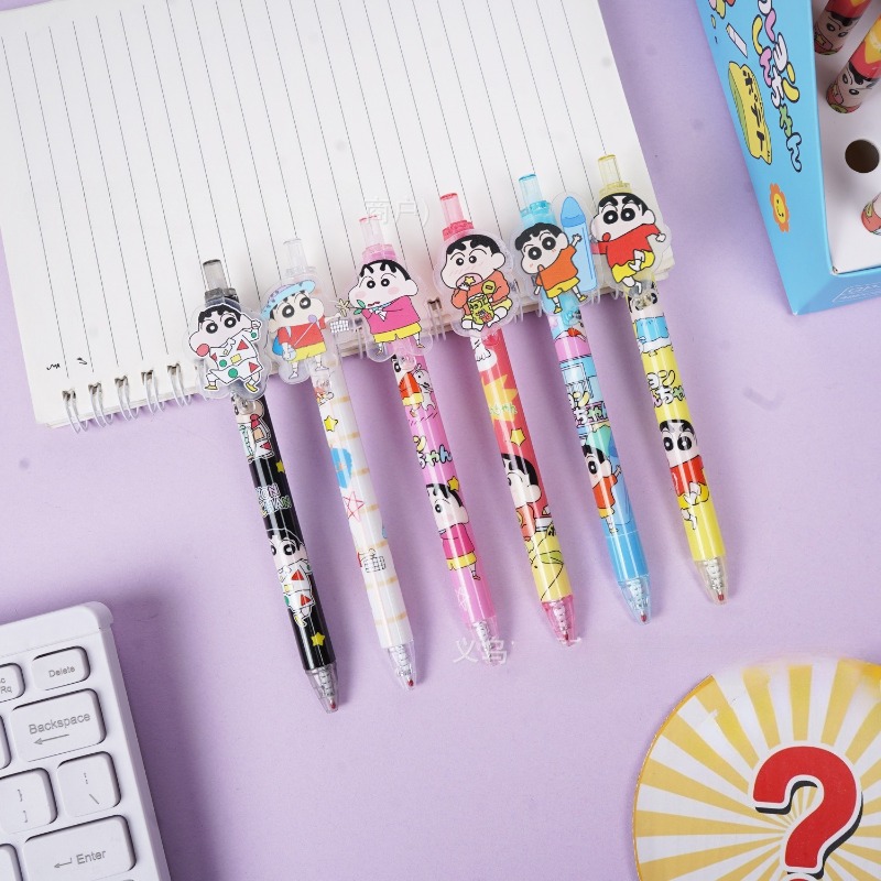 48pcs/box Crayon Shinchan Poin - Stationery Supplier ulasan dan harga