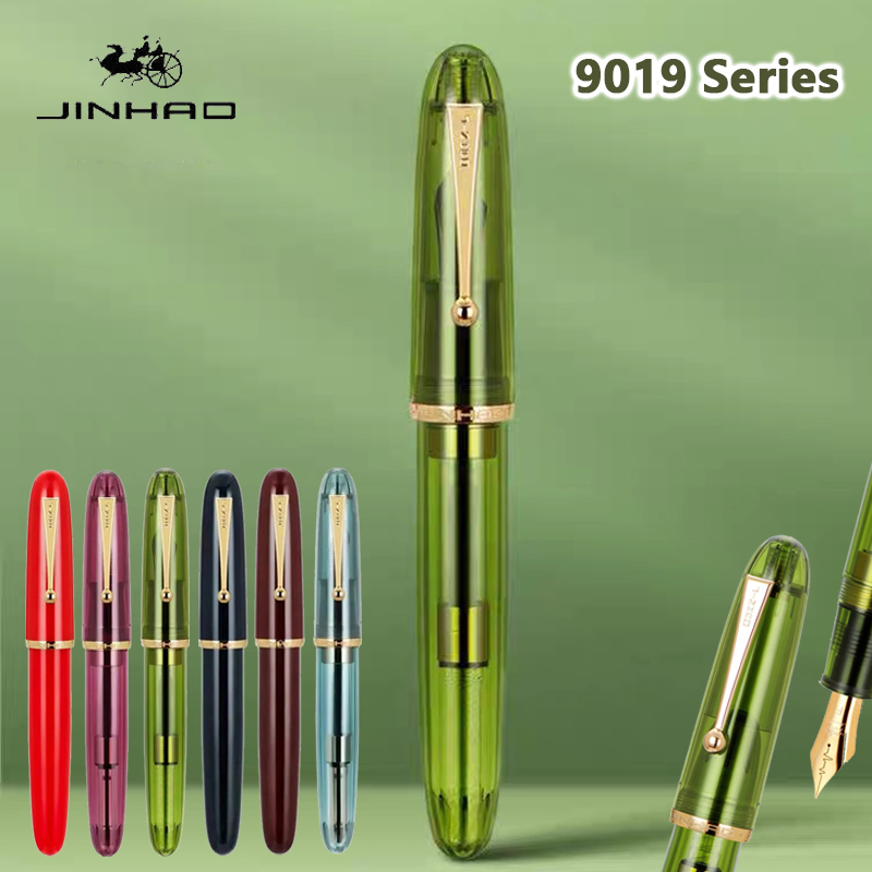 Jinhao 9019 Fountain Pen Trans - Office Stationery Supply Business ulasan dan harga