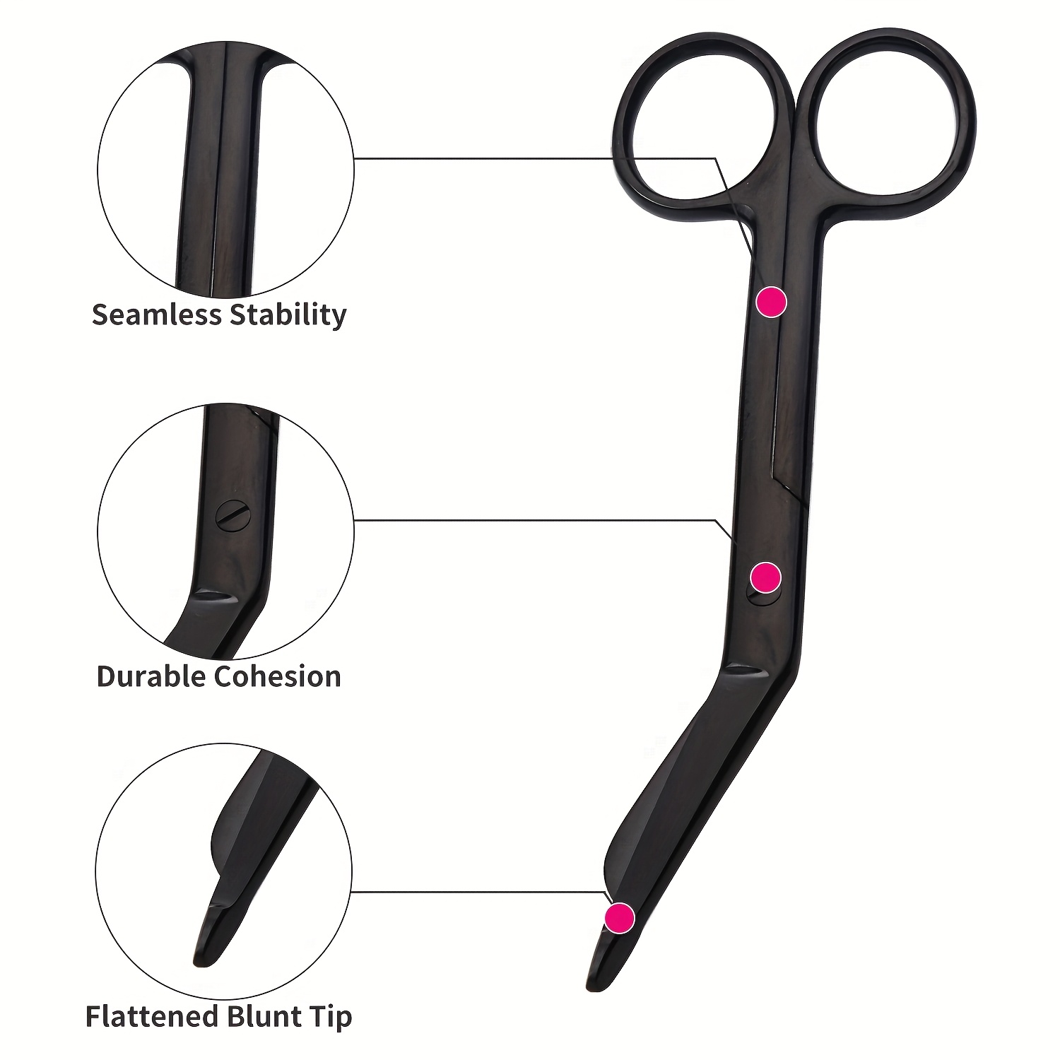 3pcs Multicolor Titanium-Coate - Scissors Stainless Craft ulasan dan harga