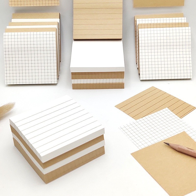 80 Sheets Memo Pad Sticky Note - Office Stationery Supply List ulasan dan harga