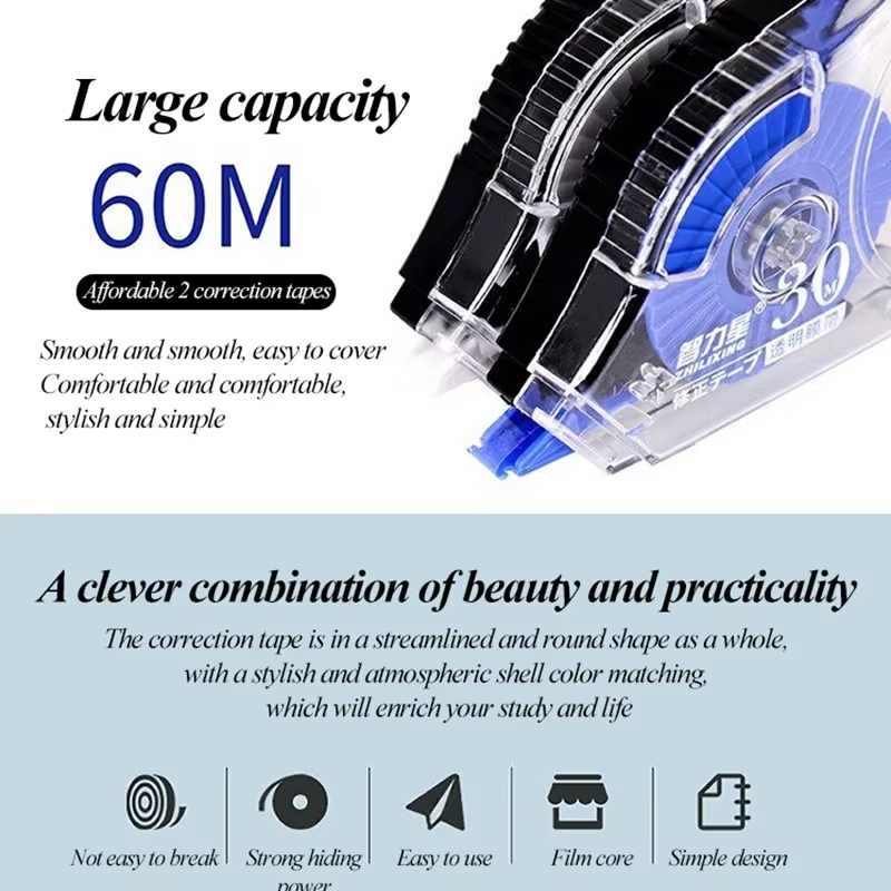 6pcs/Set School Correction Tap - Correction Tape Roller ulasan dan harga