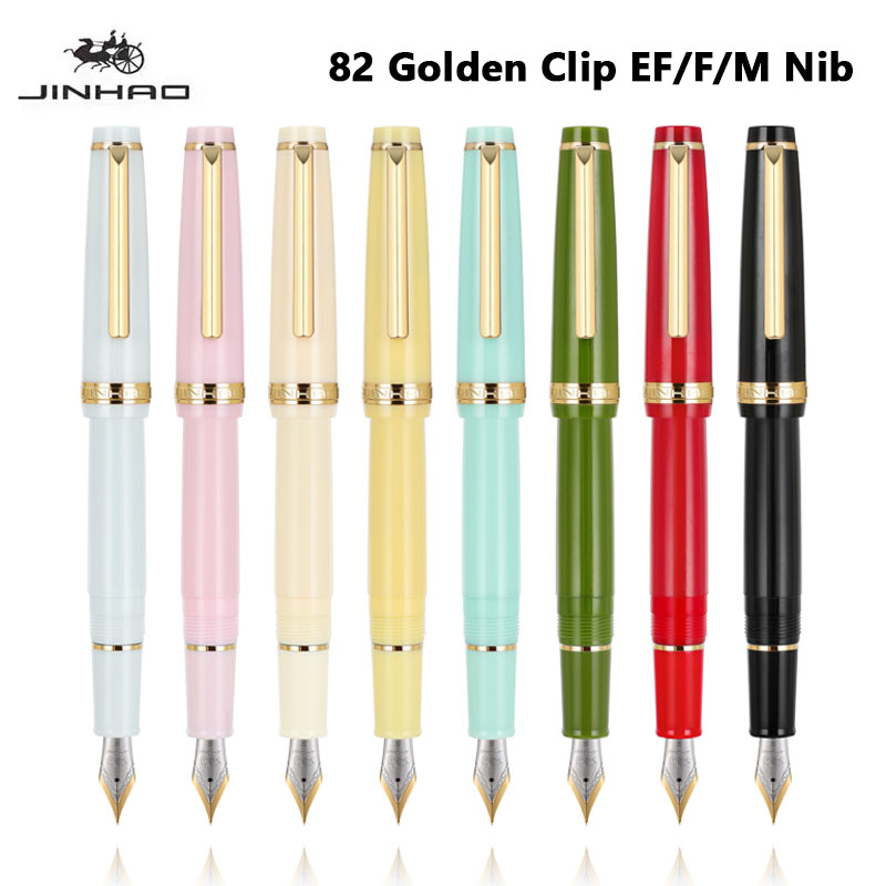 Jinhao 82 Fountain Pen Golden  - Stationery Supply Business ulasan dan harga