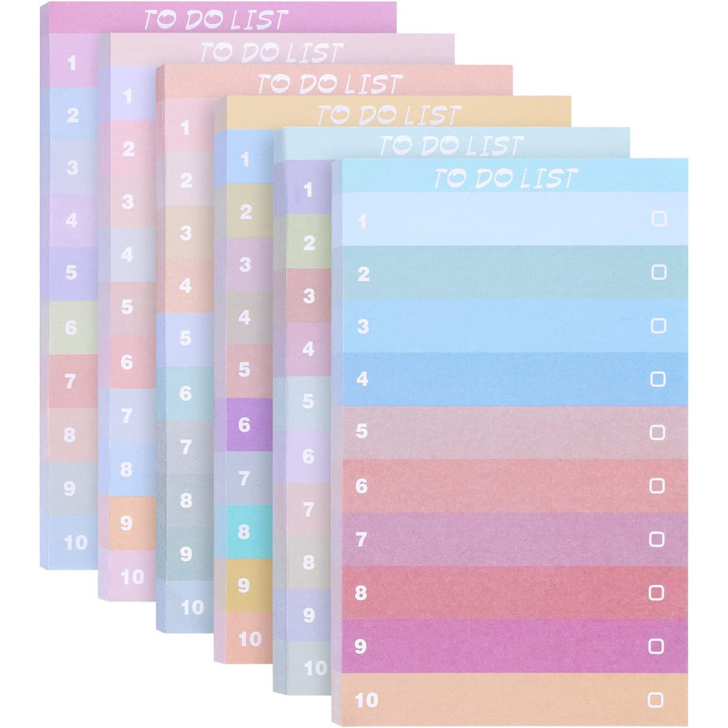 50 Pages Colorful Gradient Sti - Office Stationery Supply List ulasan dan harga