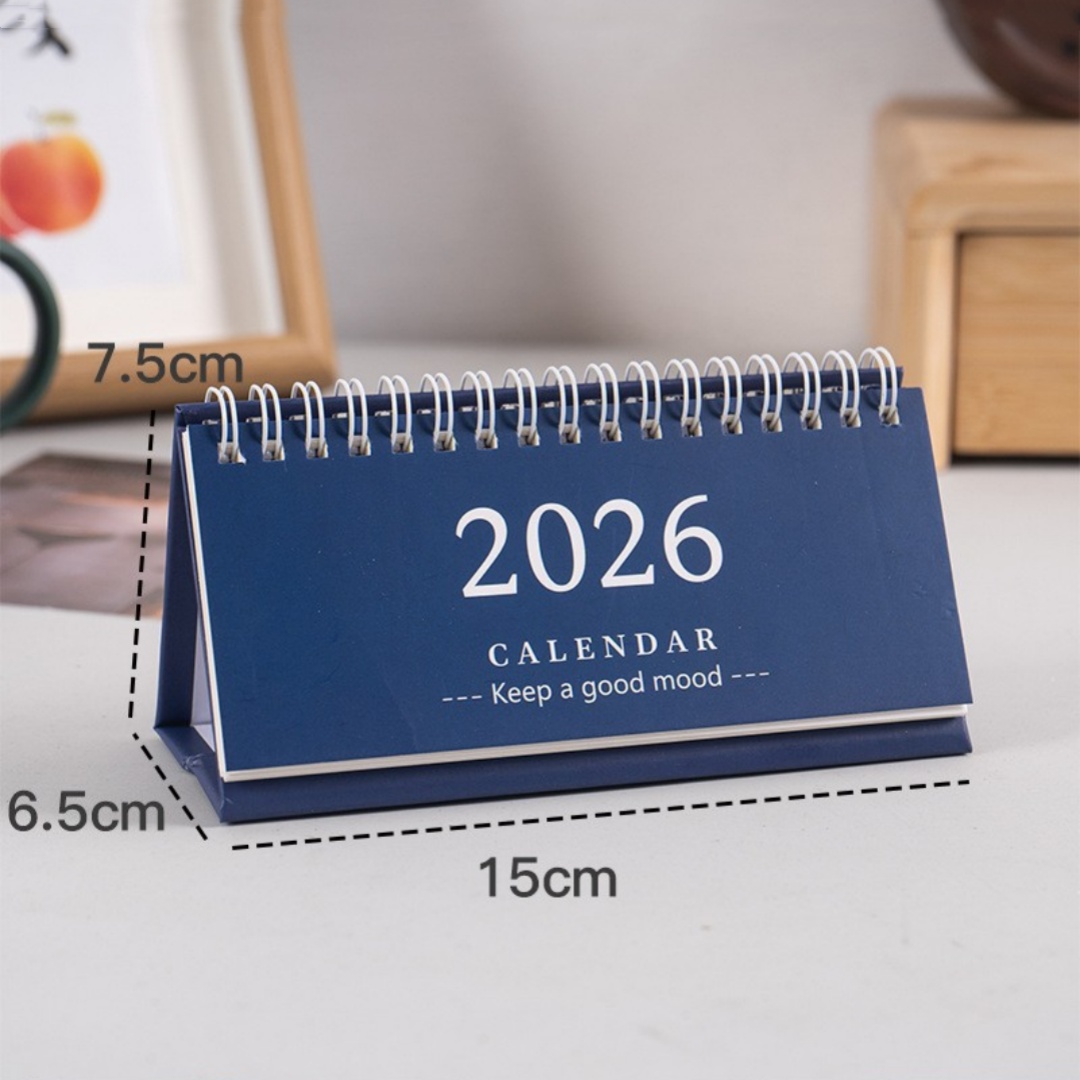 Simple Desk Calendar 2025-2026 - Office Stationery Supply List ulasan dan harga