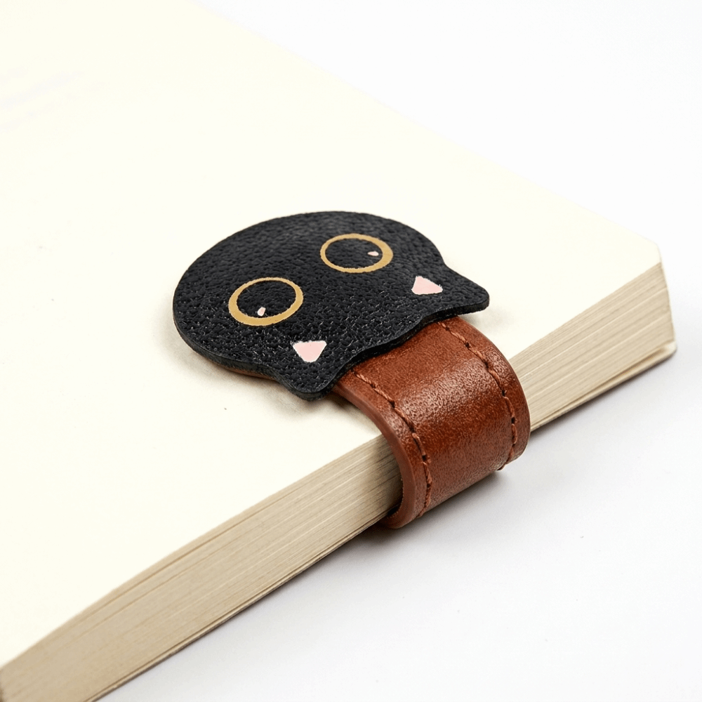 Cute PU Magnetic Page Clip Cat - Bookmark Magnetic Clip ulasan dan harga