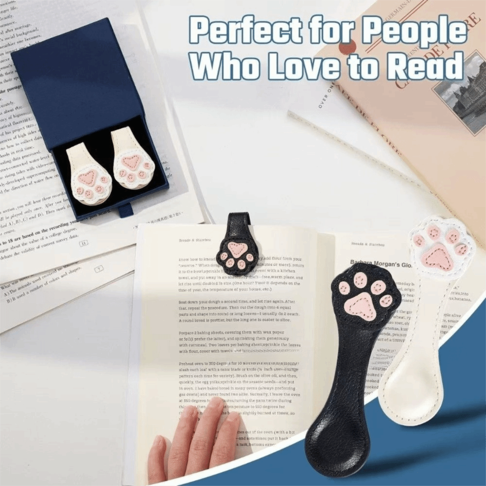 Cute PU Magnetic Page Clip Cat - Bookmark Magnetic Clip ulasan dan harga
