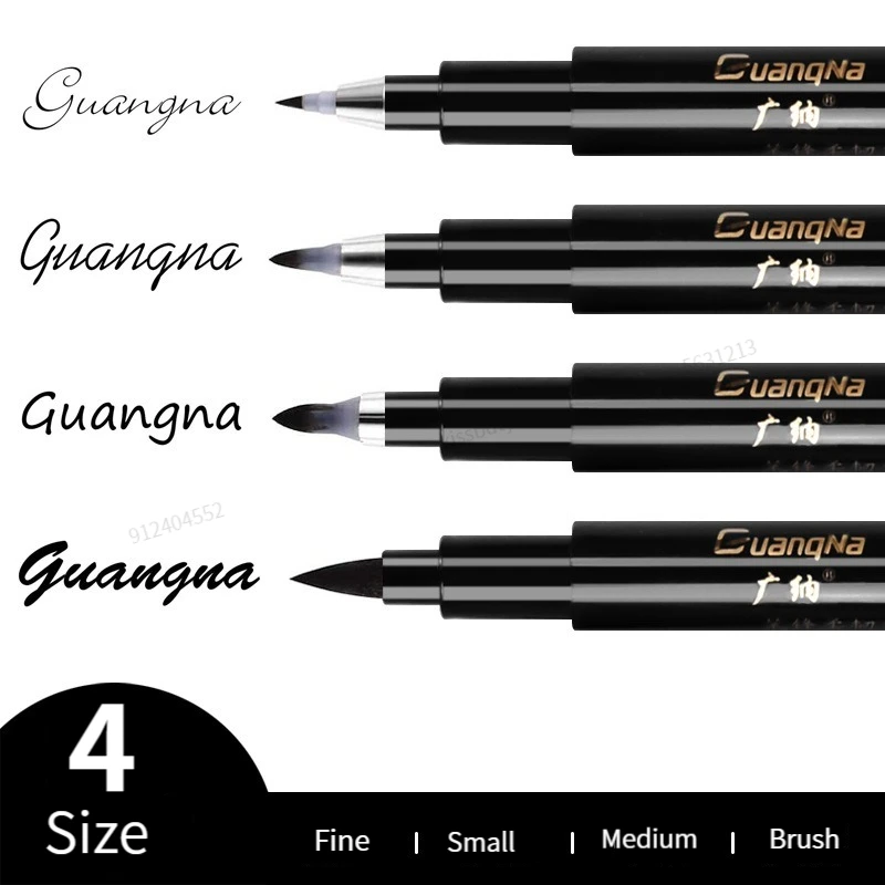 4Pcs/Set Calligraphy Pen Hand  - Copic Marker Sketch ulasan dan harga
