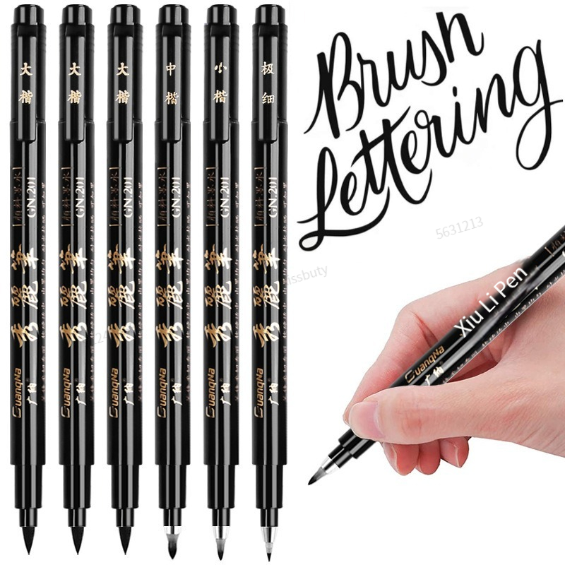 4Pcs/Set Calligraphy Pen Hand  - Copic Marker Sketch ulasan dan harga