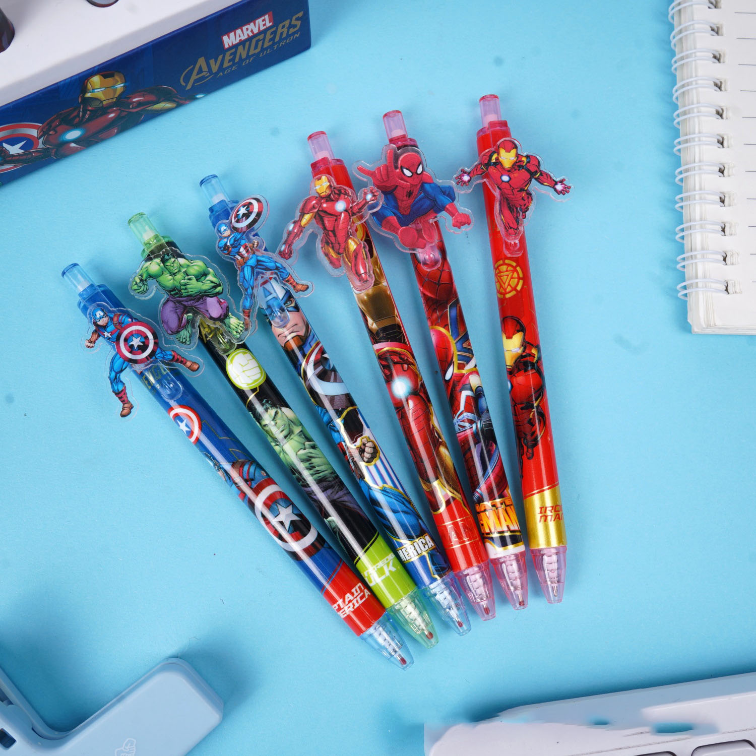 12/48pcs For Marvel Gel Pens Q - Stationery Supplier ulasan dan harga