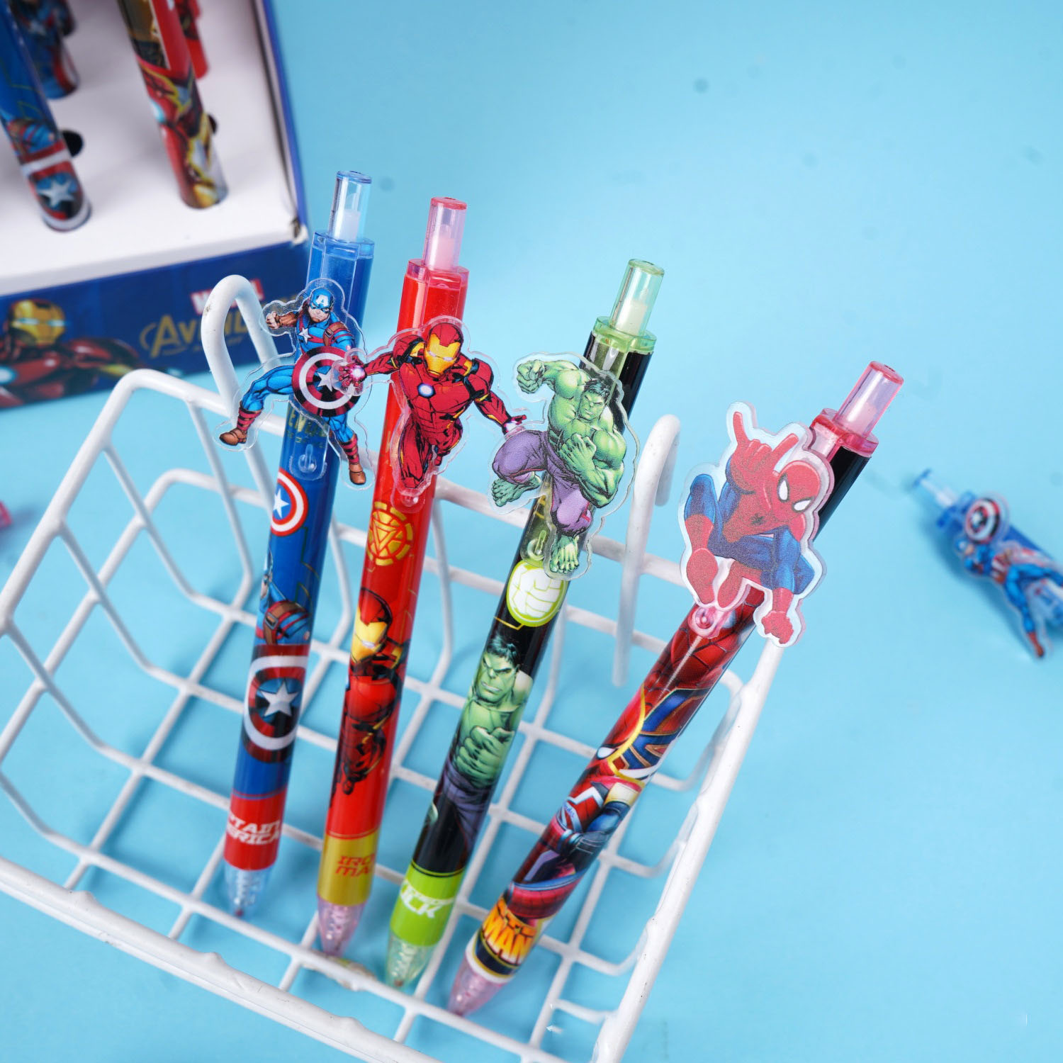 12/48pcs For Marvel Gel Pens Q - Stationery Supplier ulasan dan harga