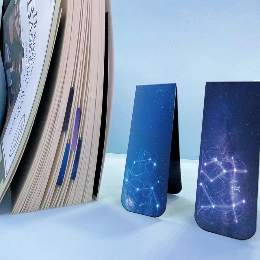 12 Pieces of Magnetic Bookmark - Bookmark Magnetic Clip ulasan dan harga