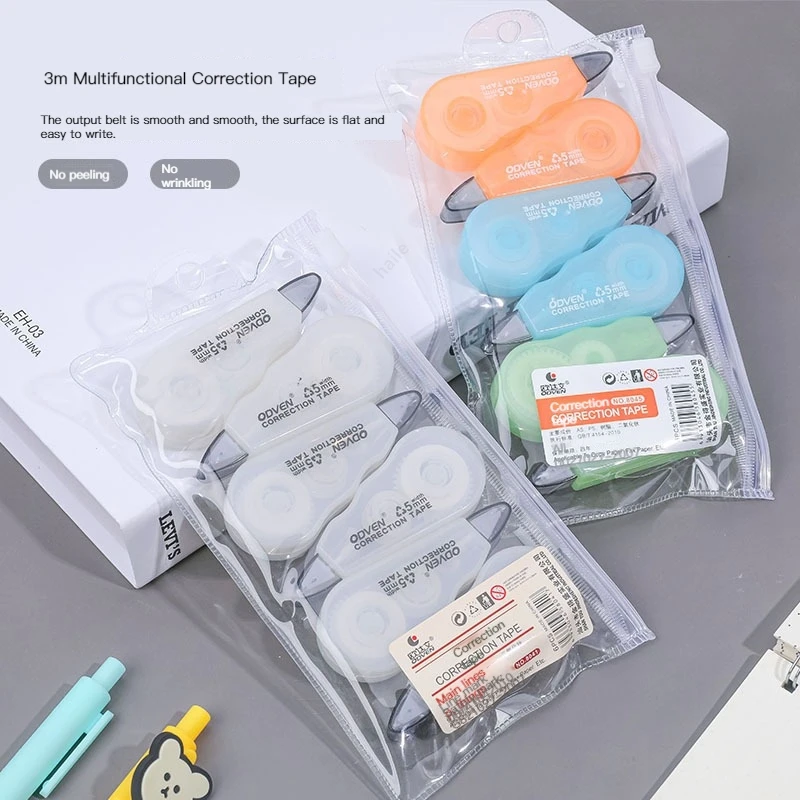 6Pcs/pack Correction Tapes Pro - Correction Tape Roller ulasan dan harga