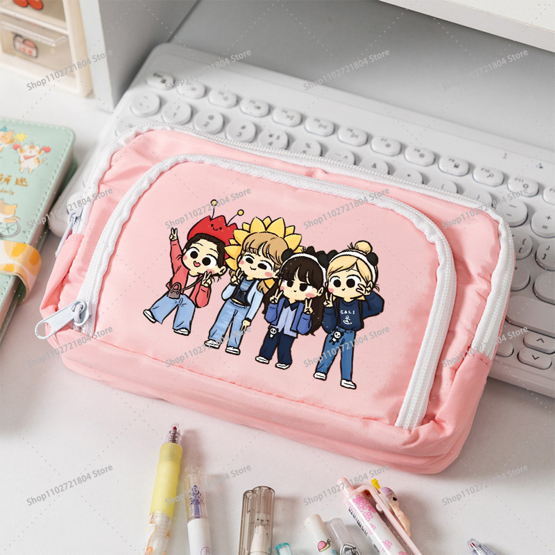 BlackPink Large Capacity Canva - Stationery Supplier ulasan dan harga