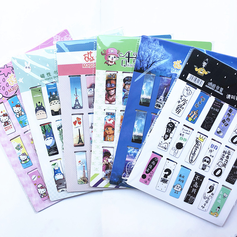 18 Pcs/Set Cat Tower Magnet Ma - Bookmark Magnetic Clip ulasan dan harga
