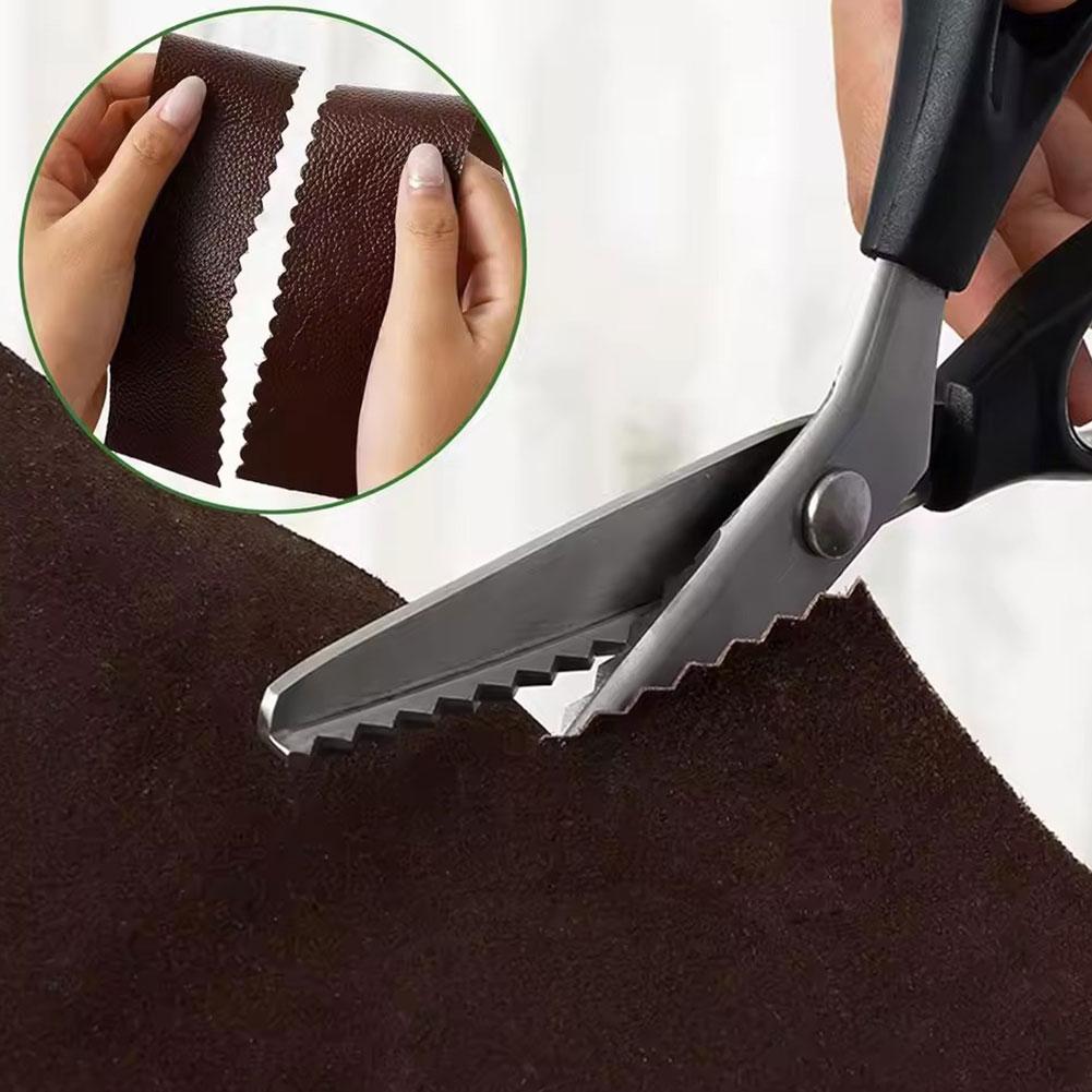 Stainless Steel Pinking Scisso - Scissors Stainless Craft ulasan dan harga
