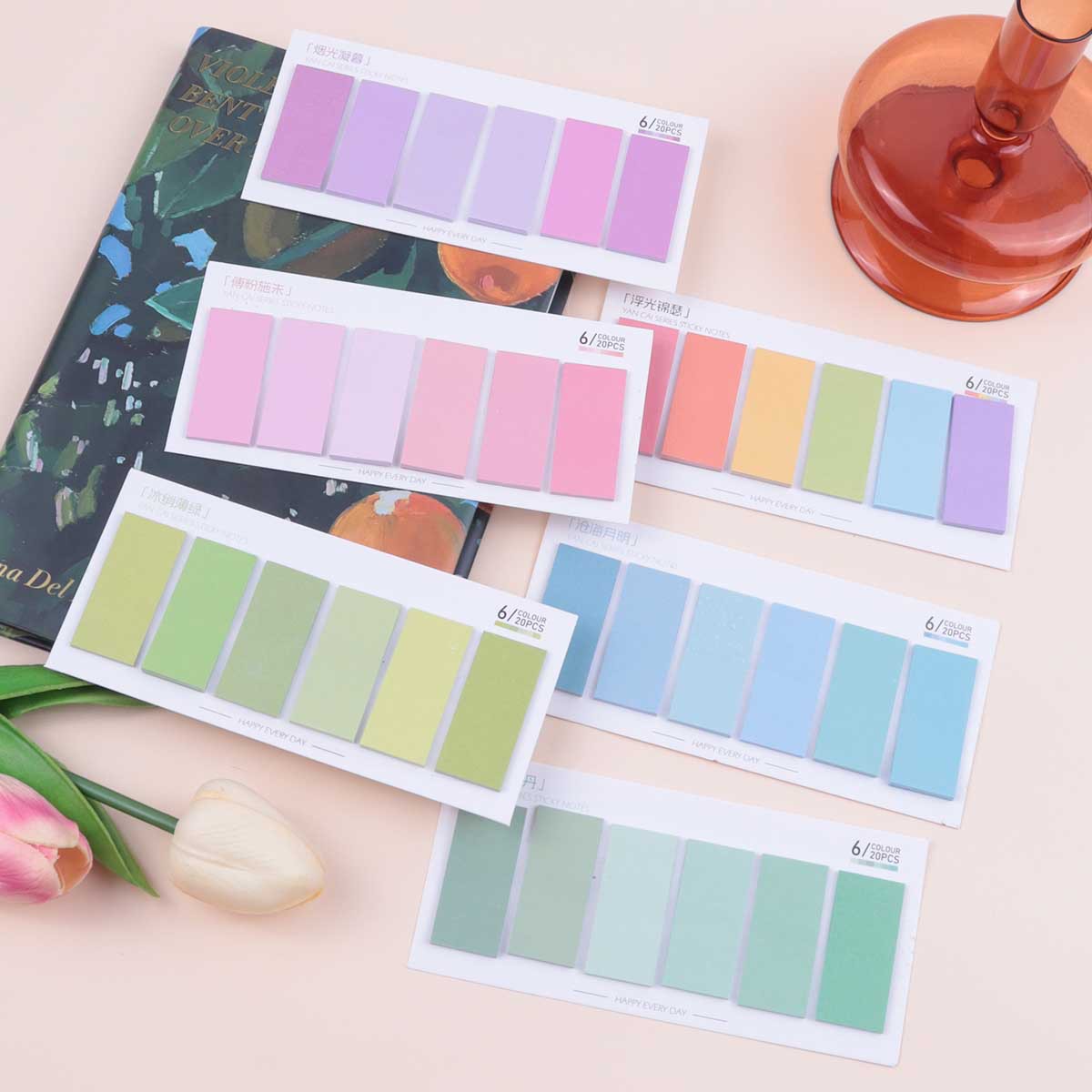 120 Sheets Sticky Notes with R - Office Stationery Supply List ulasan dan harga