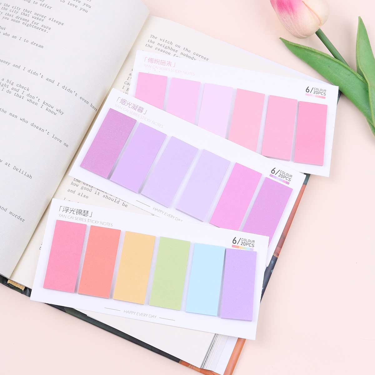 120 Sheets Sticky Notes with R - Office Stationery Supply List ulasan dan harga