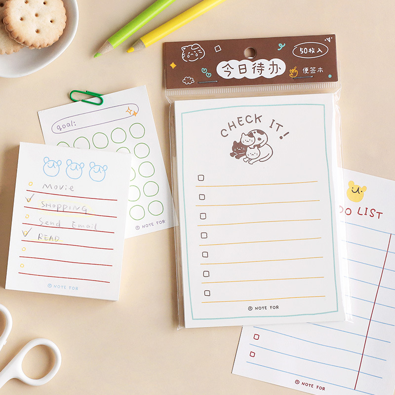 100sheets/50sheets Cute Plan S - Office Stationery Supply List ulasan dan harga