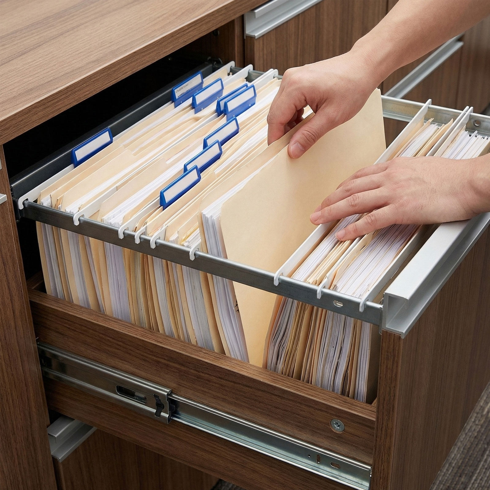 12Pcs Premium Metal File Organ - File Folder Hanging ulasan dan harga