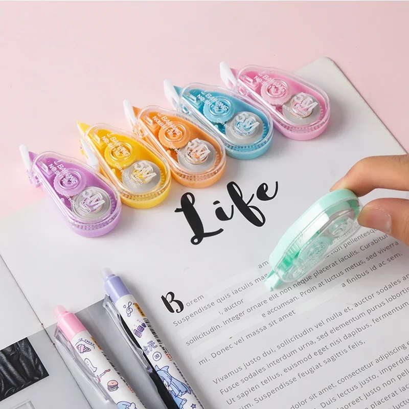 6 Pieces/Set White Out Correct - Correction Tape Roller ulasan dan harga